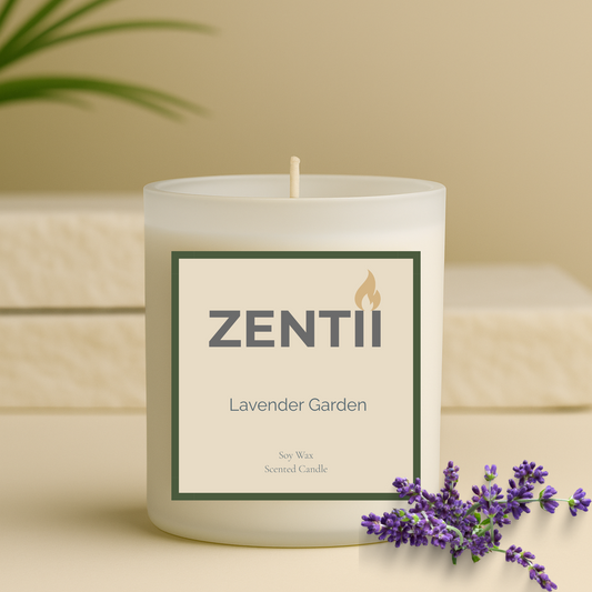 Jardín de Lavanda | Vela de Soya Aromática Natural - ZENTII | 180g