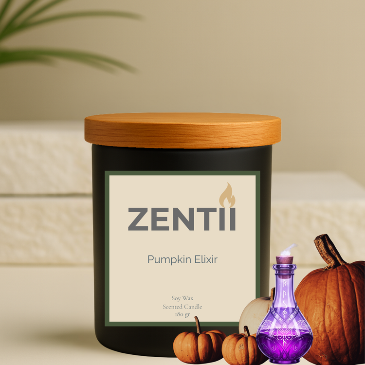 Elixir de Calabaza | Vela de Soya Aromática Natural - ZENTII | 180gr