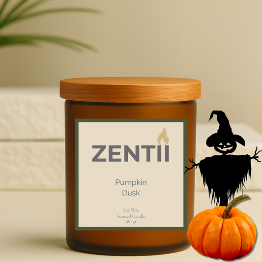 Anochecer de Calabaza | Vela de Soya Aromática Natural - ZENTII | 180gr