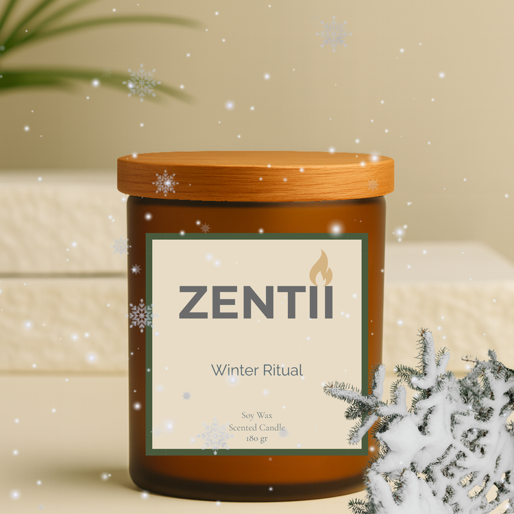 Ritual de Invierno | Vela de Soya Aromática Natural - ZENTII | 180gr