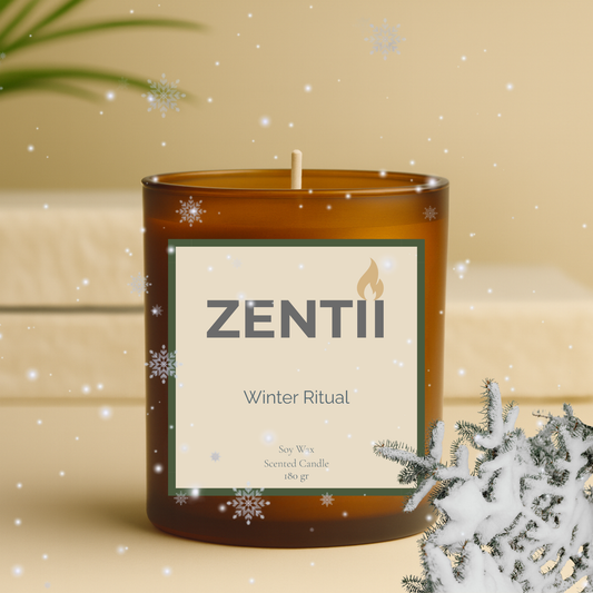 Ritual de Invierno | Vela de Soya Aromática Natural - ZENTII | 180gr