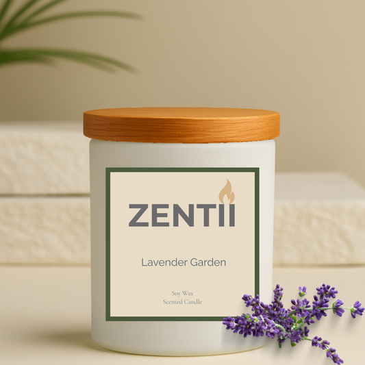 Jardín de Lavanda | Vela de Soya Aromática Natural - ZENTII | 180g
